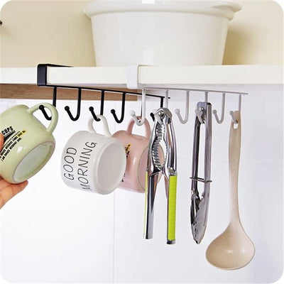 Hanger met 6 haken | Voor planken