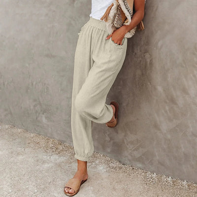 Mia™ | Comfortabele Elastische Casual Broek