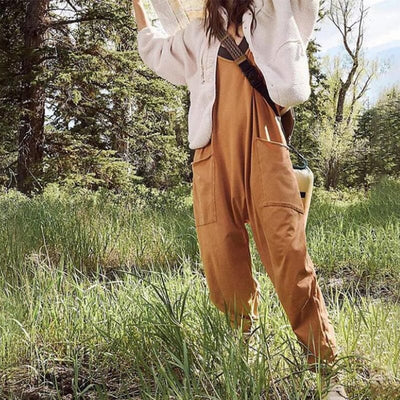 Minimalistische jumpsuit met zakken