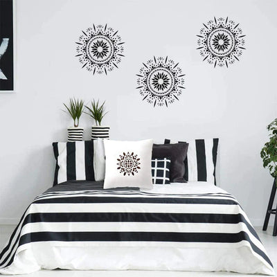 Yunani Decor | Mandala Stencil Muurkunst Set