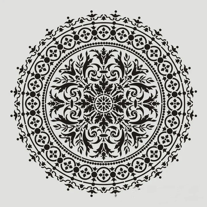 Yunani Decor | Mandala Stencil Muurkunst Set