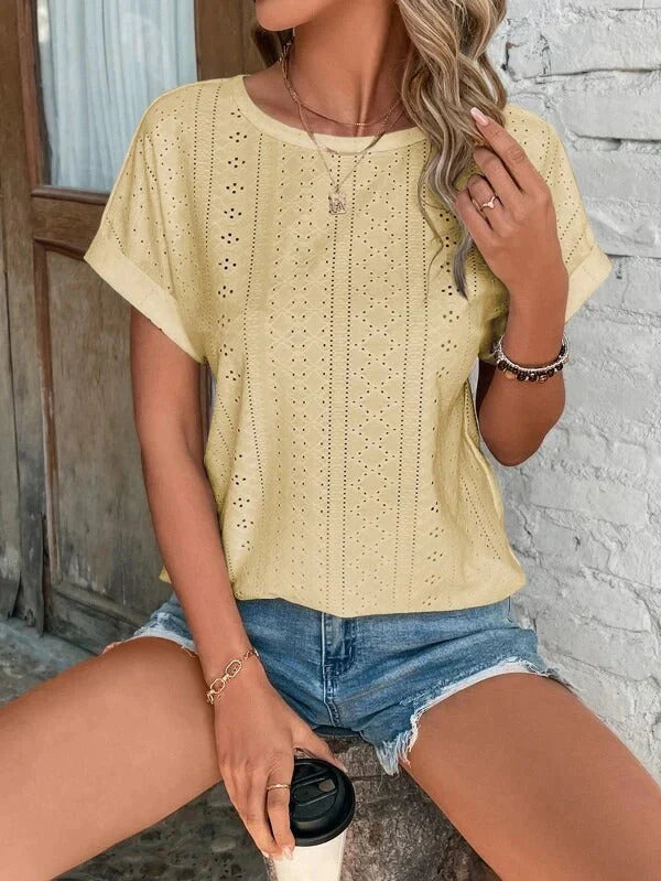 Samara™ | Elegant T-shirt van katoen