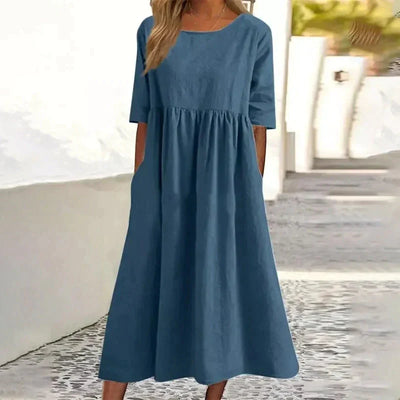 Casual Katoenen Vrouwen Jurk