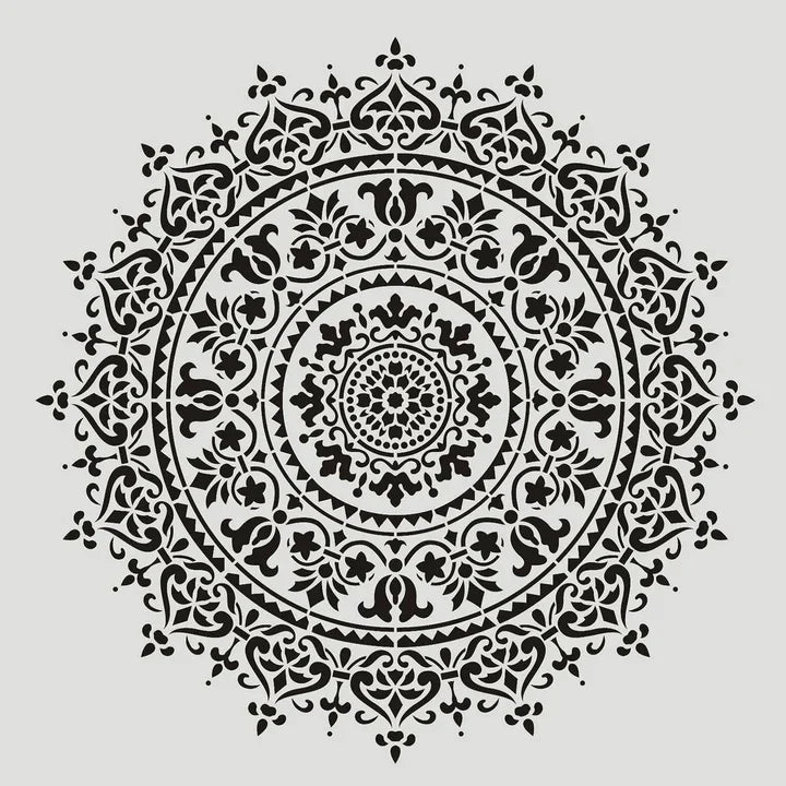 Yunani Decor | Mandala Stencil Muurkunst Set
