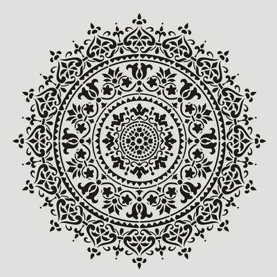 Yunani Decor | Mandala Stencil Muurkunst Set