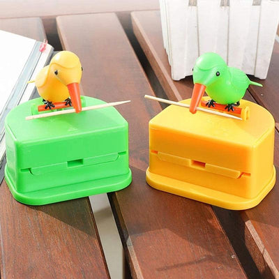 Tandenstoker Box Cartoon Vogel | 1+1 GRATIS