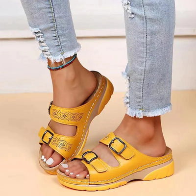 MAXINE | ORTHOPEDISCHE LEREN SANDALEN
