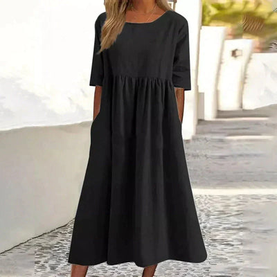 Casual Katoenen Vrouwen Jurk
