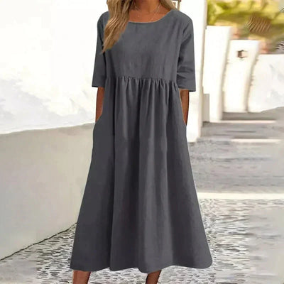 Casual Katoenen Vrouwen Jurk