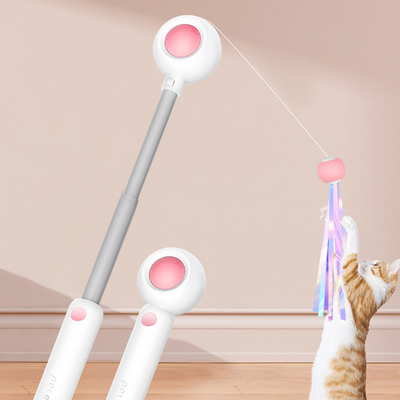 Uitschuifbare kattenspeeltje