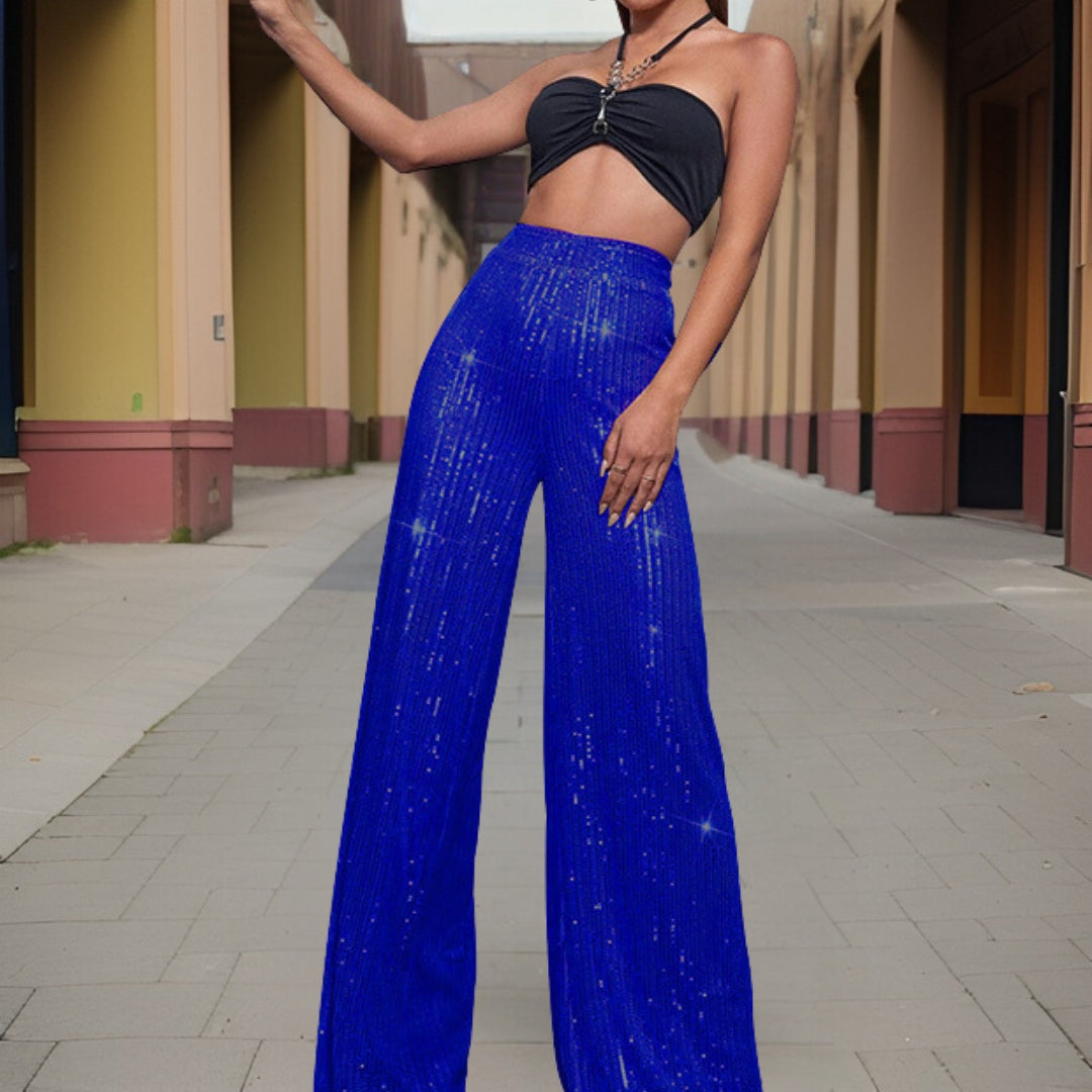 Vina | Broek met wijde pijpen