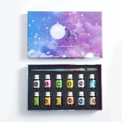 Creative™ | Kalligrafie Glazen Dompelpen Inkt Set