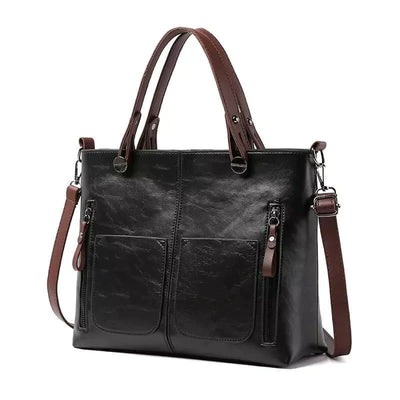 LuxoraLeather® | Dames Vintage Leren Schoudertas