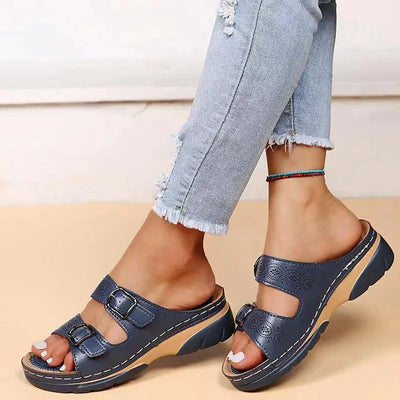 MAXINE | ORTHOPEDISCHE LEREN SANDALEN