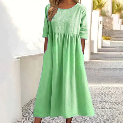Casual Katoenen Vrouwen Jurk
