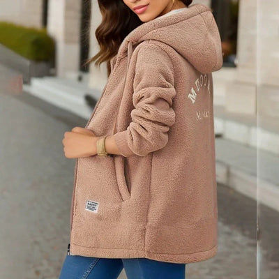 Cherry | Jas met capuchon