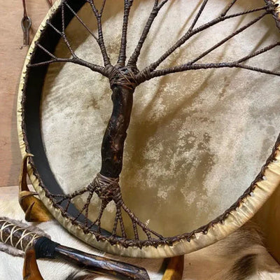 Handgemaakte Sjamanendrum | 'Tree of Life'