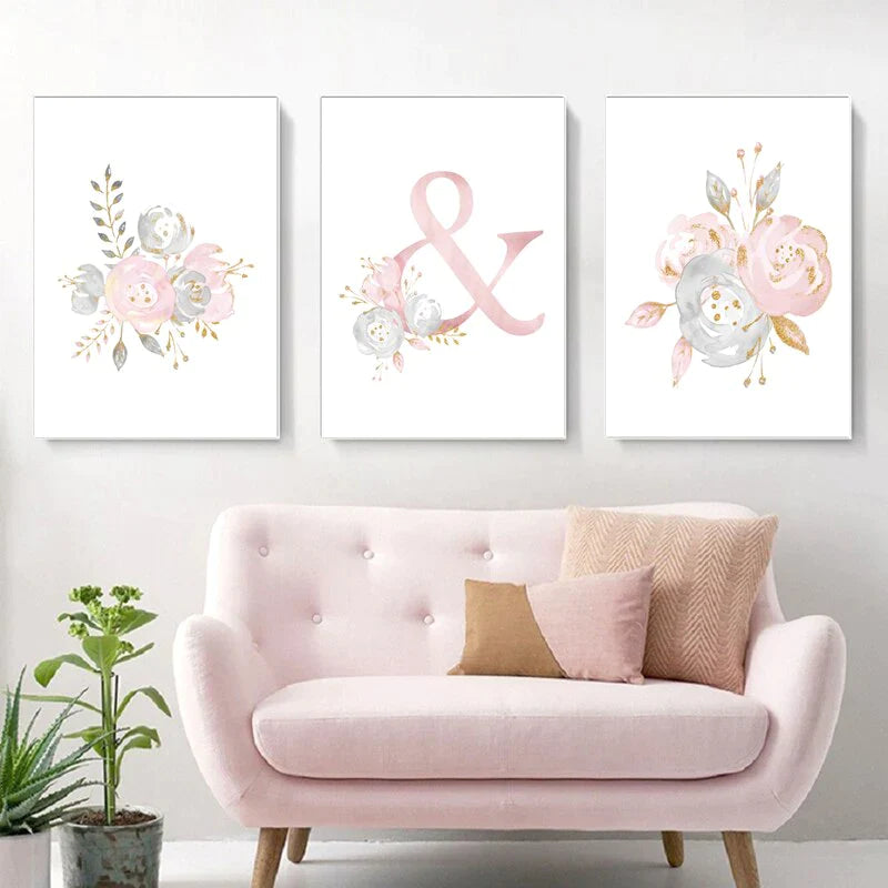 Pink Name Art