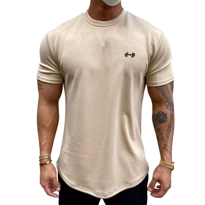 ELASTISCH KATOENEN T-SHIRT