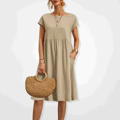 Kyarra | Elegante vloeiende zomerjurk