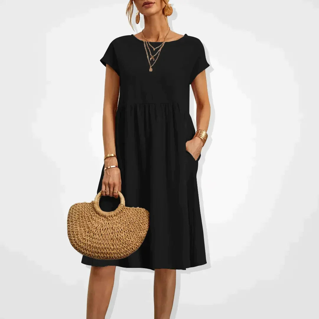 Kyarra | Elegante vloeiende zomerjurk