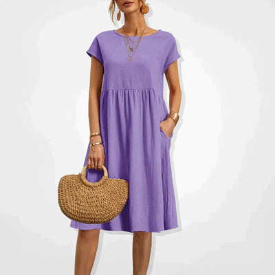 Kyarra | Elegante vloeiende zomerjurk