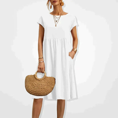 Kyarra | Elegante vloeiende zomerjurk