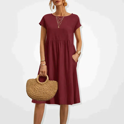 Kyarra | Elegante vloeiende zomerjurk