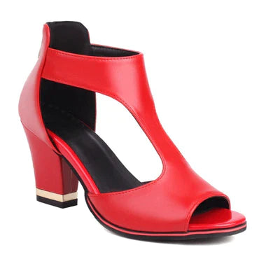 Belise | Sandalen met orthopedische hak