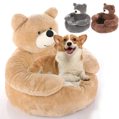 Teddy Beer Knuffel Bed  | Kattenbed/Hondenbed