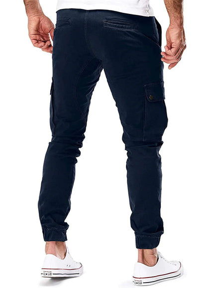 Abe | casual sportieve cargo broek