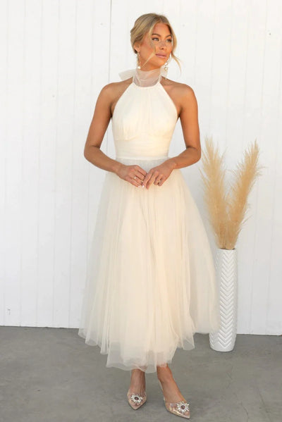Ivana | Mouwloze Feestjurk
