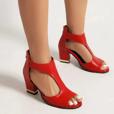 Belise | Sandalen met orthopedische hak
