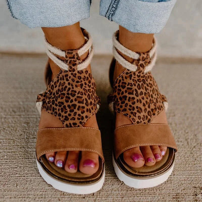 Hoge Sandalen met Open Teen