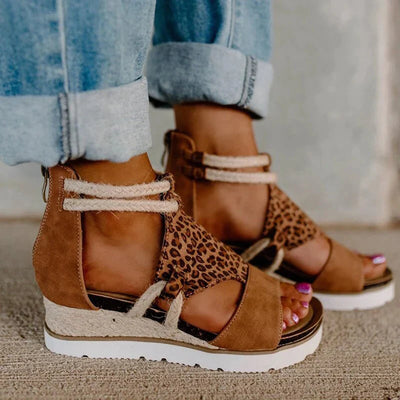 Hoge Sandalen met Open Teen