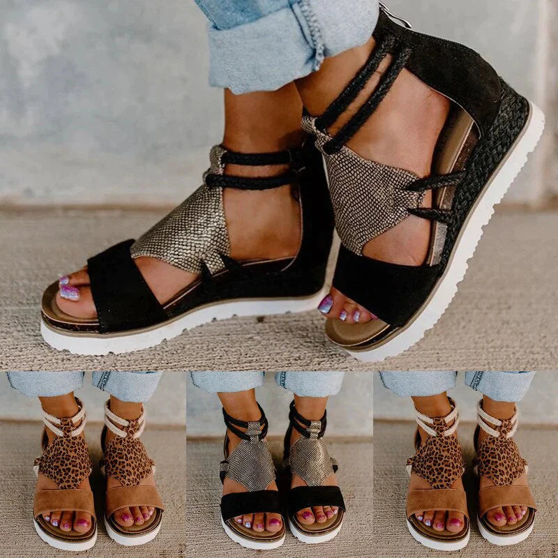 Hoge Sandalen met Open Teen Prime Amsterdam