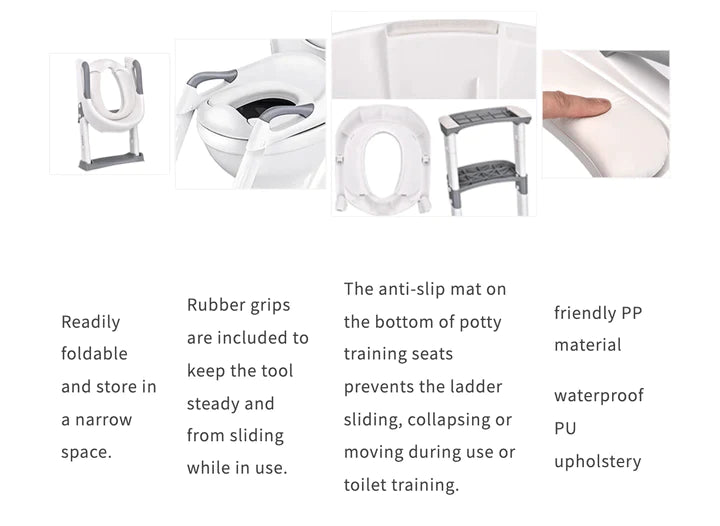 STEPUP™ | OPVOUWBARE TRAP KINDER TOILETBRIL TRAINER