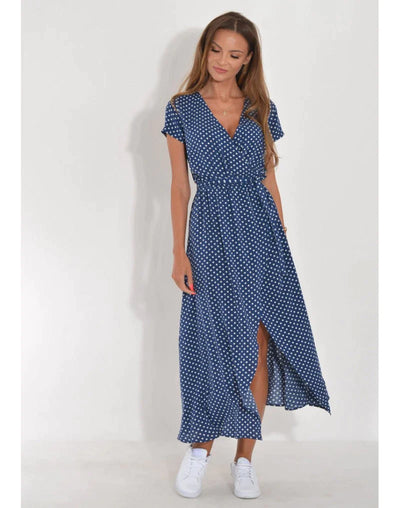 Amelia™ | Jurk met bloemenprint en korte mouwen