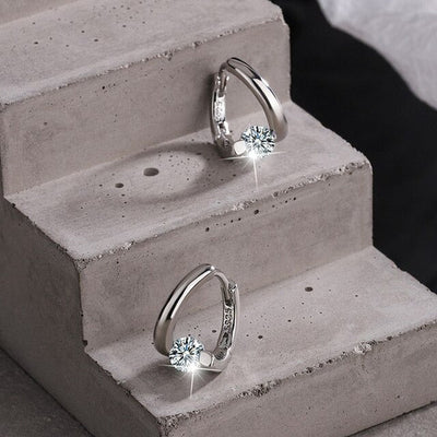Diamanten oorbellen | 1+1 GRATIS