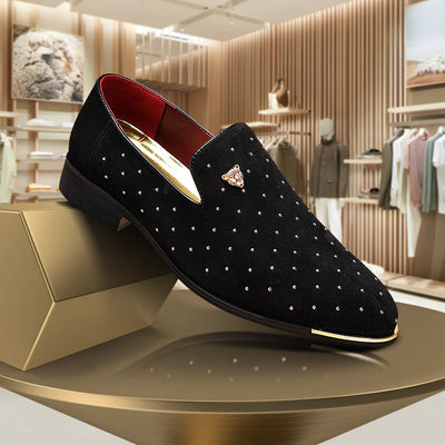 Heren Loafers met stippen