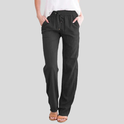 Mira™ | Comfortabele katoenen broek met elastische tailleband