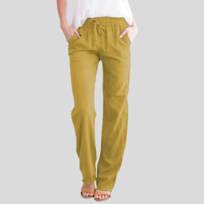 Mira™ | Comfortabele katoenen broek met elastische tailleband