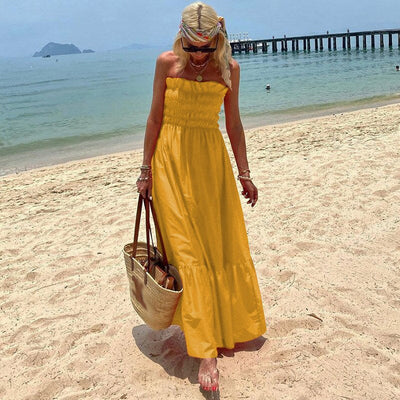 Strapless, Mouwloze Zomerjurk