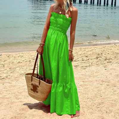 Strapless, Mouwloze Zomerjurk