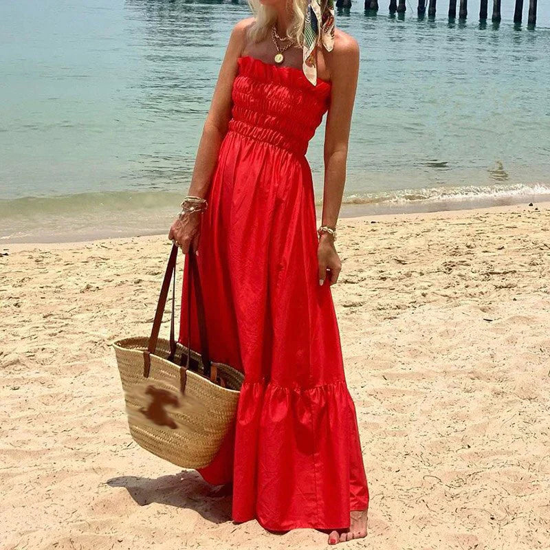 Strapless, Mouwloze Zomerjurk