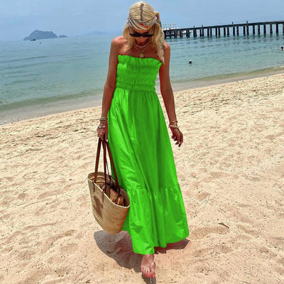 Strapless, Mouwloze Zomerjurk