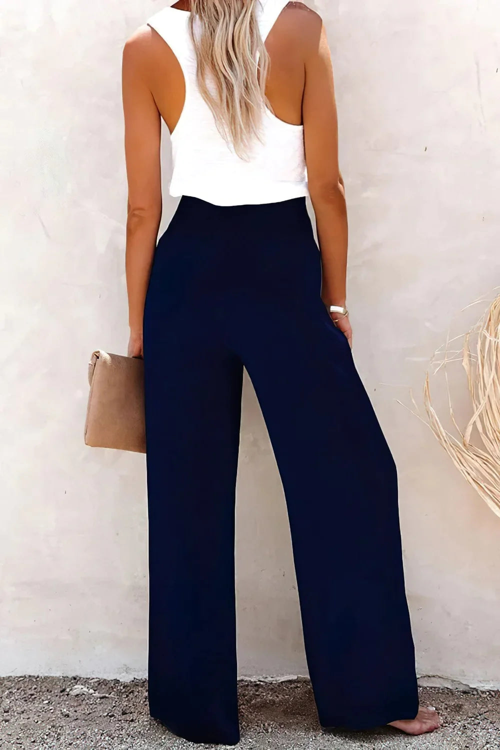 GILIAN™ | LINNEN BROEK MET HOGE TAILLE