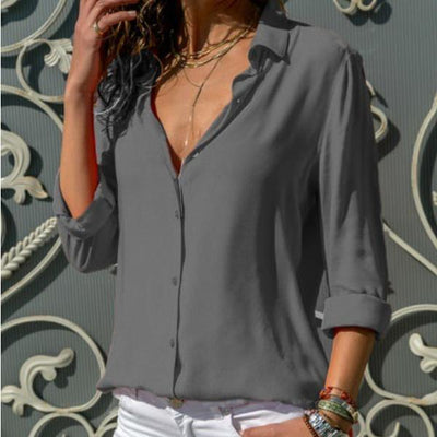 Vonni | Modieuze blouse met knoopsluiting