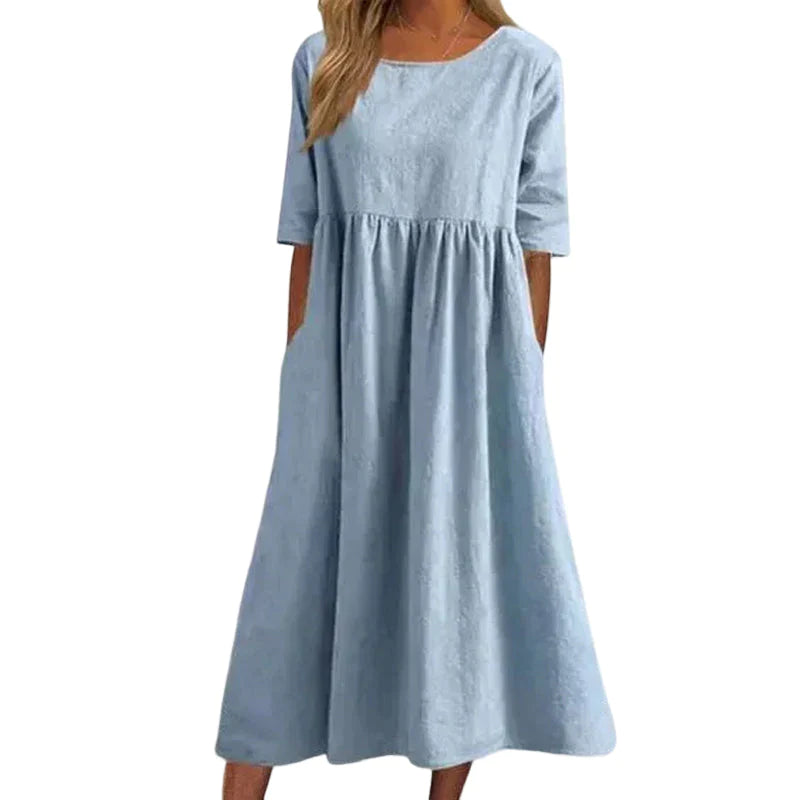 Casual Katoenen Vrouwen Jurk