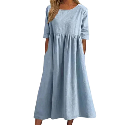 Casual Katoenen Vrouwen Jurk